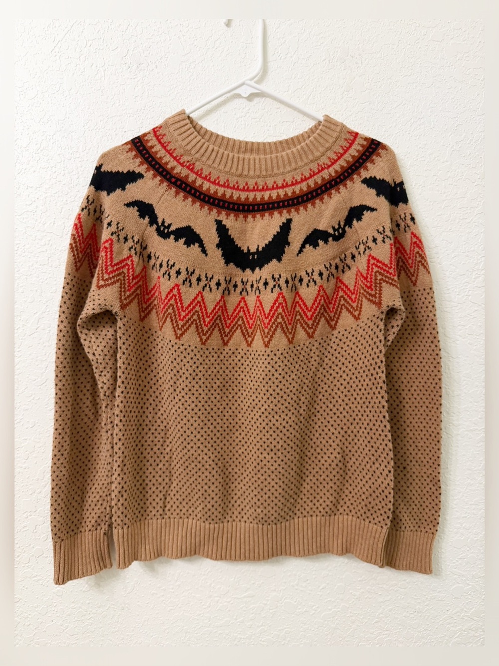 ModCloth It Be Like Bat Fair Isle Sweater - M